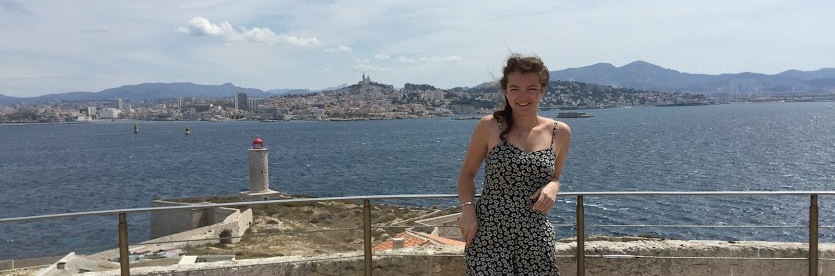 YFU France organisierte im Mai eine kleine Reise nach Marseille - hier bin ich auf dem Château d'If, wo der Graf von Montechristo gefangen gehalten wurde...